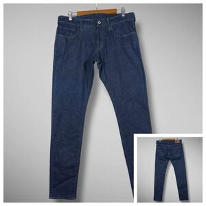 G-Star‎ RAW 3301 Deconstructed Super Slim Jeans Men 34x34 Dark Indigo Stretch